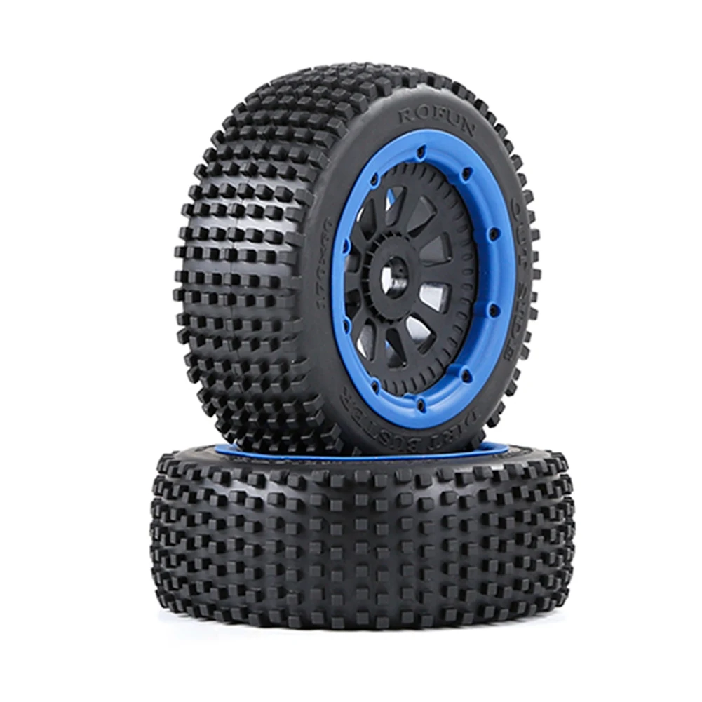 

Внедорожник передний или задний комплект шин для 1/5 HPI ROFUN BAHA 5S/SLT/V5 ROVAN KM Baja запчасти для грузовиков-голубой
