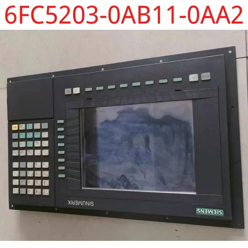 

used Siemens test ok real 6FC5203-0AB11-0AA2 SINUMERIK FM NC/810D/DE/840D/DE flat operator panel OP 031 19" operator panel with