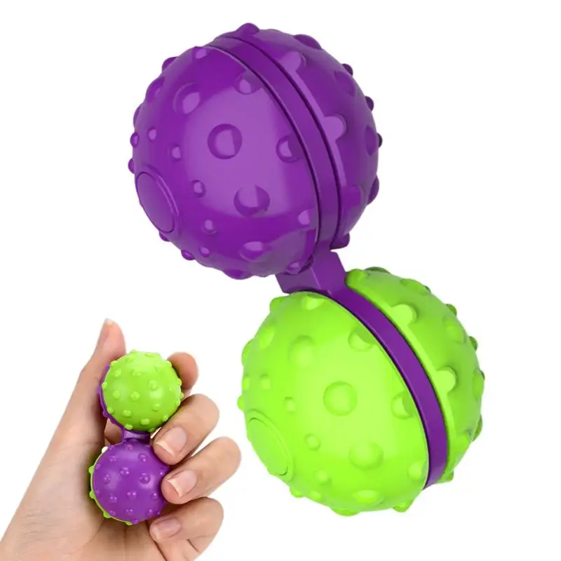 

Small Massage Ball 3D Printing Fingertip Massage Ball Hand Massage Ball Hand Exercise Squeeze Balls Soft Spiky Massage Balls