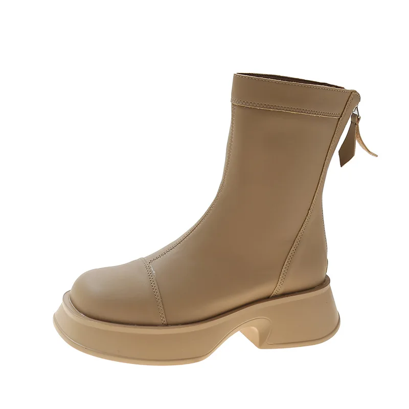 Brand New Fashion Great Quality Gothic Style Woman Ankle Boots Winter Autumn Casual Chelsea Boots Botines De Mujer Sexy