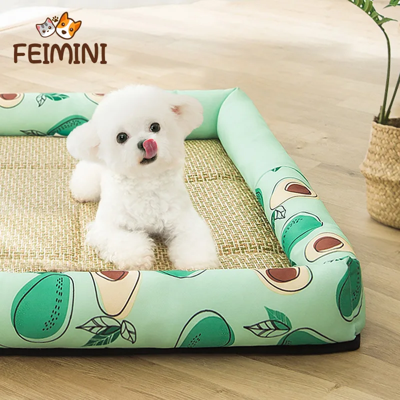 

Подстилка для собак FEIMINI, Крутое гнездо на лето, четыре сезона, обычная подстилка для собак, подушка для собак, гнездо для кошек, маленькая ис...