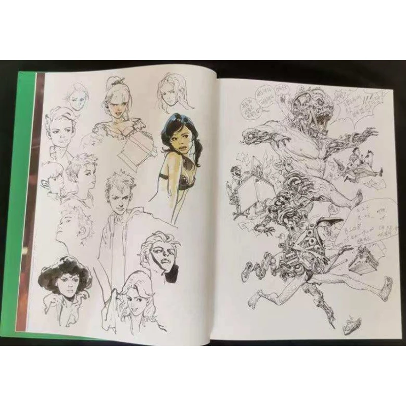 Корейский художник Ким Джунг Gi's Artbook 2018, рабочая коллекция, рукописи, рисунки, тетради, человеческая фигура, перспектива (art.: 3920d45802bcb) - 3920d45802bcb