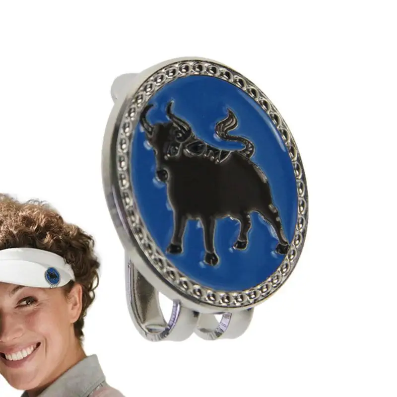 Marker Magnetic Hat Clip Zodiac Design Golf Ball Marker Portable Creative Decorative Ball Marker Golf Tools For Men