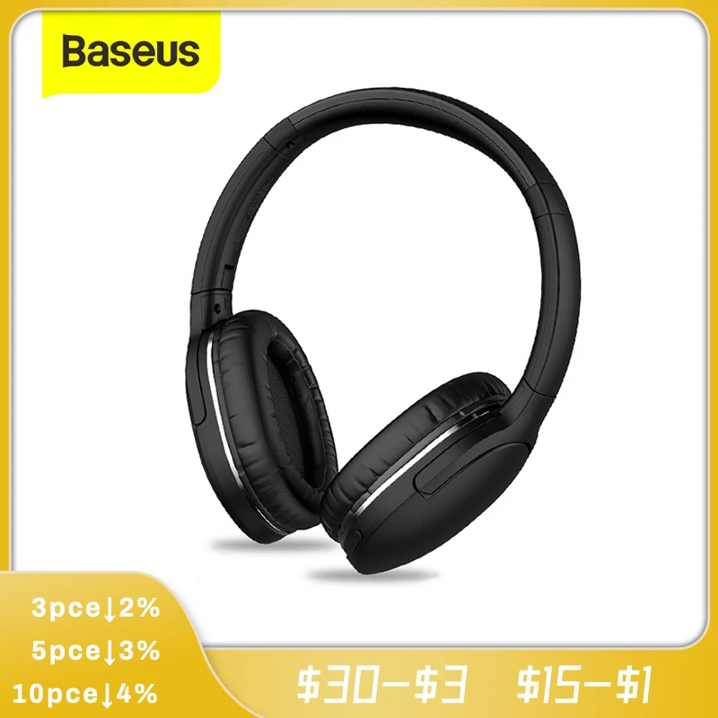 Baseus D02 Pro Wireless Headphones Bluetooth Earphone 5.0 Foldable Headset Sport Headphone Gaming Phone Fone Bluetooth Earbuds