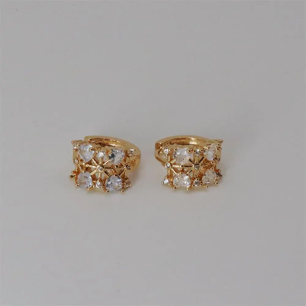 Женские круглые серьги-кольца ZHONGVI