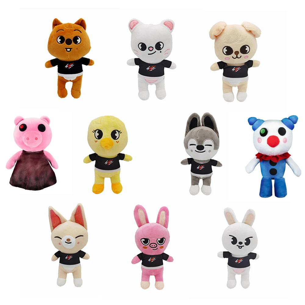 25 см 10 дюймов игра Robloxing плюшевые куклы мягкие свинья клоун тигр - Цена: 1178.96