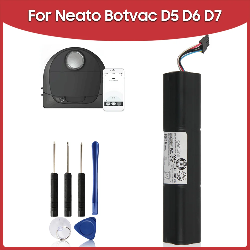 

Original Replacement Battery 4200mAh For Neato Botvac D3 D4 D5 D6 D7 205-0011 Sweeping Robot