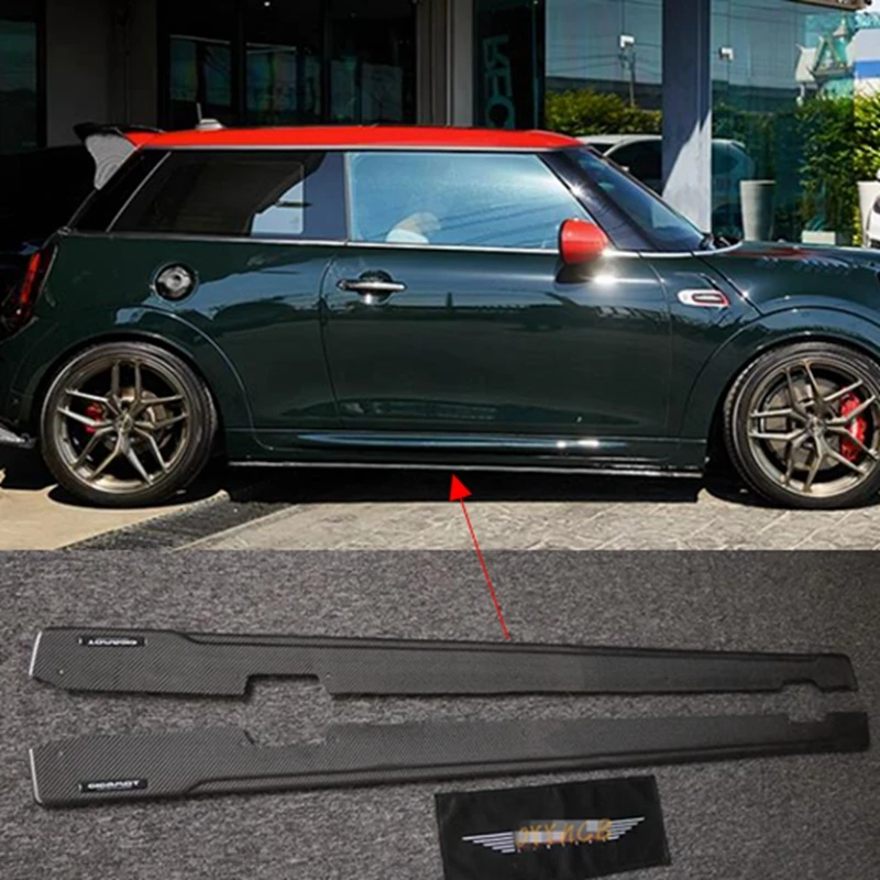 

For BMW MINI COOPER S F55 F56 F57 JCW modified AG side skirt carbon fiber Body kits 2014-2023