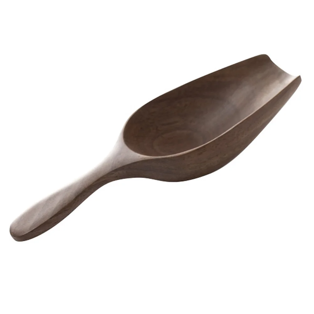 

Scoop Coffee Spoon Tea Scoops Wooden Bean Food Wood Practical Canisters Ladle Ice Spoons Milk Flour Candy Cooking Kitchen Rice