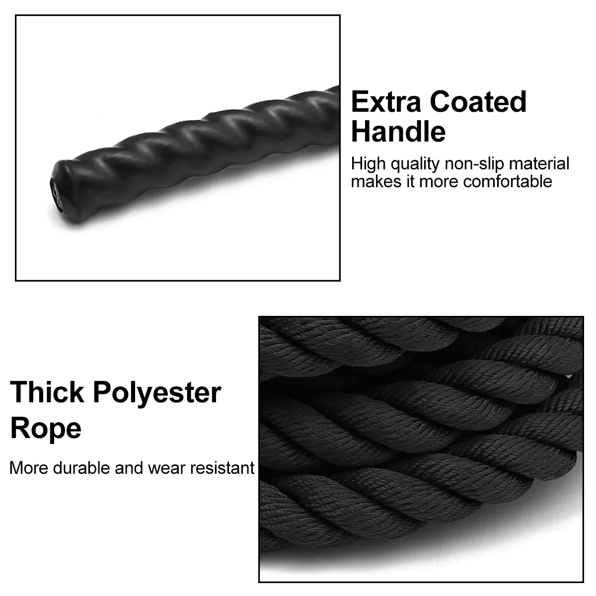 25/38 мм X 9 м/12 м боевой мощный шнур для силовых мышц тренировок в тренажерном зале