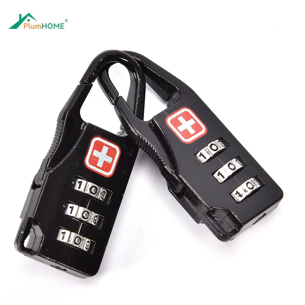 

Portable Alloy Mini Lock Padlock Outdoor Travel Luggage Zipper Backpack Handbag Safe Anti-theft Combination Code Number Lock