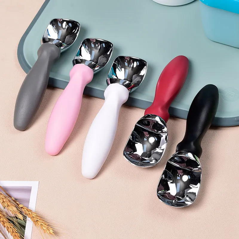 

Creative Ice Cream Scoop Fruits Digger Ice Ball Maker Frozen Yogurt Cookie Dessert Spoons Non-Stick Home Restaura Kitchen Gadget