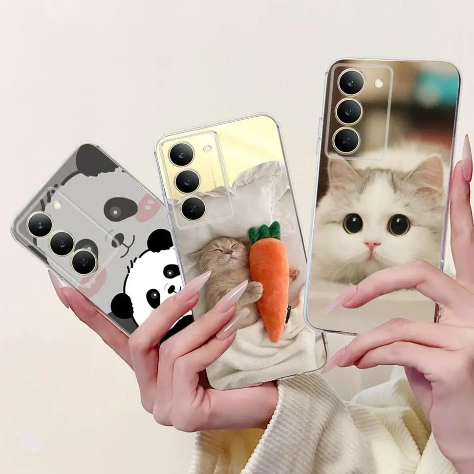 Для Realme 14x 5G чехол красочный художественный роспись мягкий силиконовый