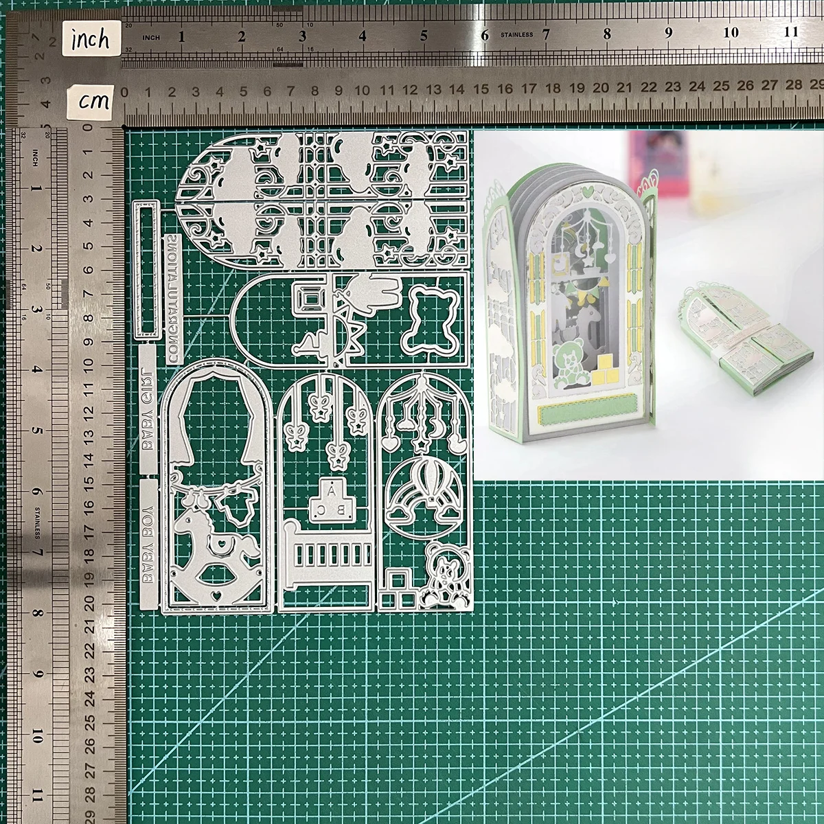 

Металлические пресс-формы детские ворота тени рамка вставки для «сделай сам» Скрапбукинг альбом декоративные ремесла Тиснение Бумага