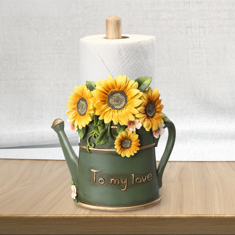 

Вертикальный держатель для полотенец в европейском стиле для дома, гостиной, кухни, столовой, держатель рулонной бумаги, украшение для дома ...