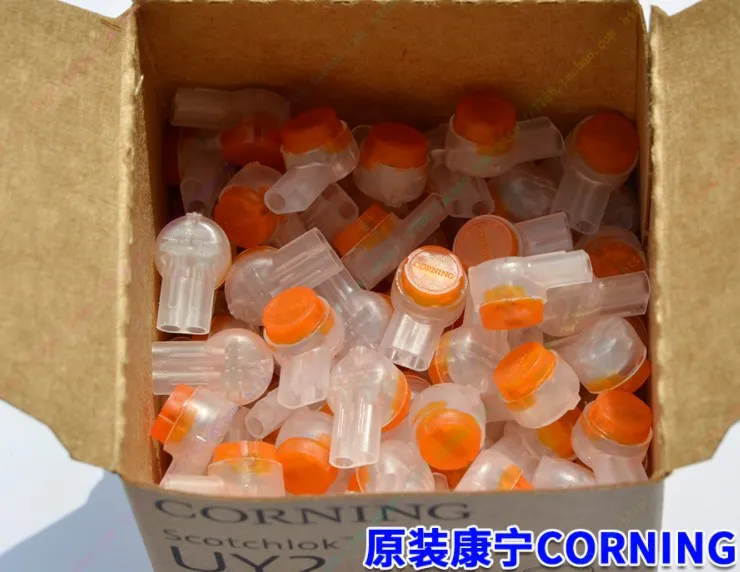 500 pcs Original UY K1 single blade two core fast Connect wiring telephone network cable terminal telecom quick connector