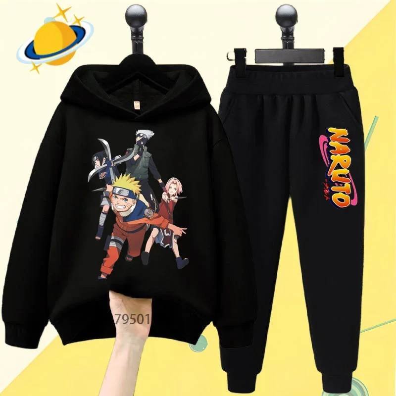 Детская Толстовка С Капюшоном Наруто В Стиле Аниме Длинными Рукавами
