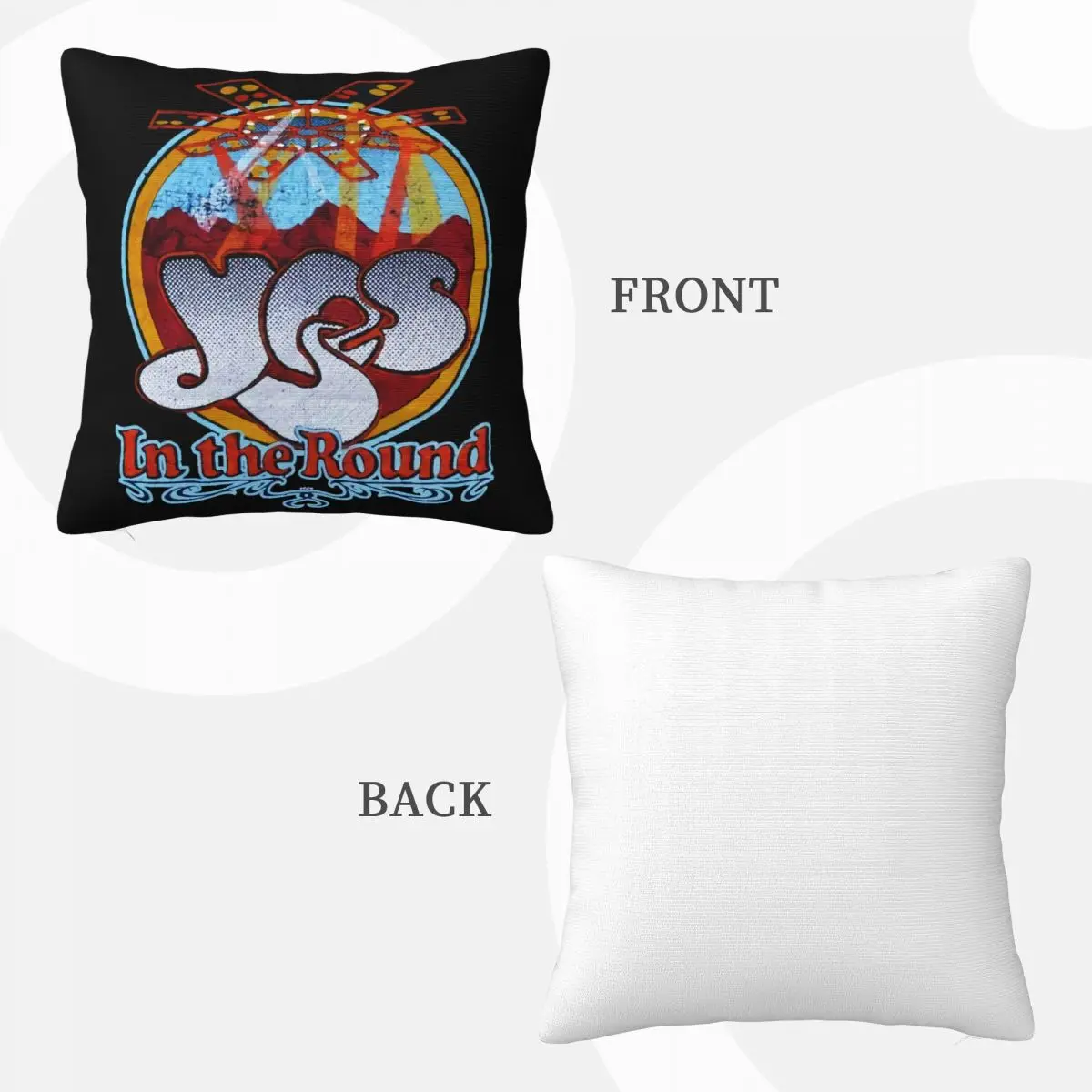 Ya Band Yes 1978 Tur Konser Винтаж Langka Asli Рок-флаг Cetak Ulang Dd158 Наволочка