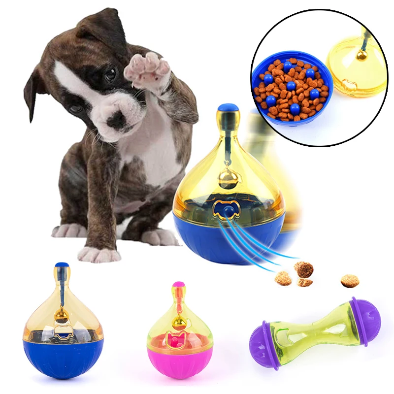 

Cute Non-toxic Pet Dog Food Dispensers Safe Dog Cat Food Leakage Balls Bite Resistant Pet Tumbler Toys for Puppy Pet Supplies