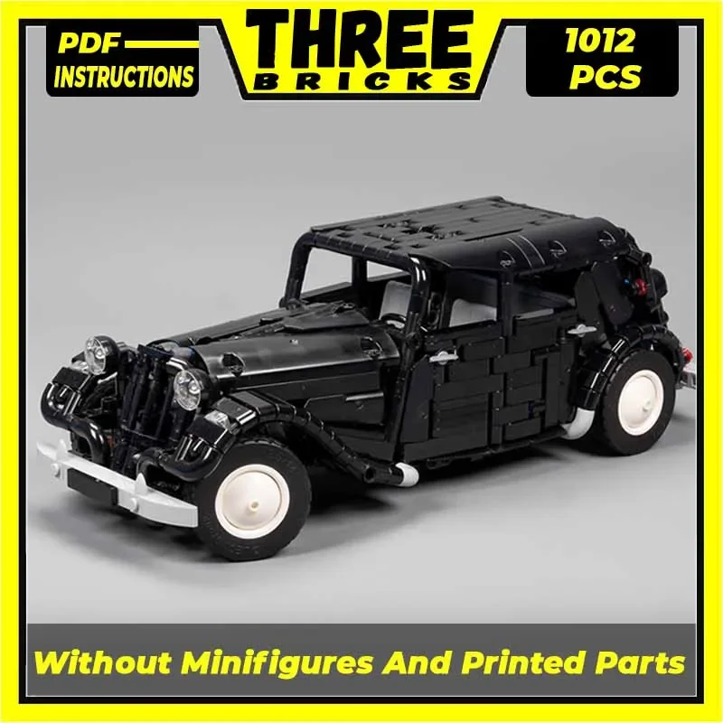 Строительные блоки Moc серия автомобилей модель французского автомобиля