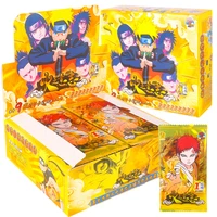 naruto collection cards board games original anime figure gaara flash card toys game cards birthday gifts for children kids