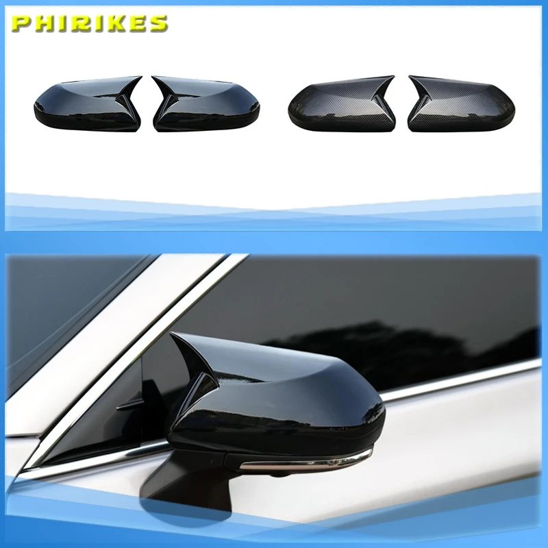 

For Toyota CHR Camry Prius Avalon 2019 2020 Ox Horn Rearview Mirror Housing Rearview Mirror Cover Side Mirror Mirror Retrofittin