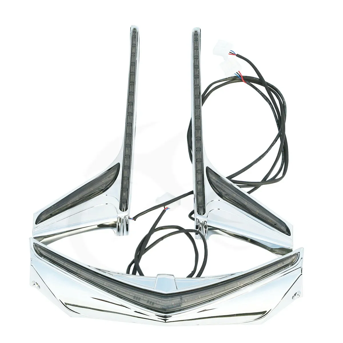 

Fender Tip Brake Vertical LED Light Strips Fit For Goldwing GL1800 F6B 13-17