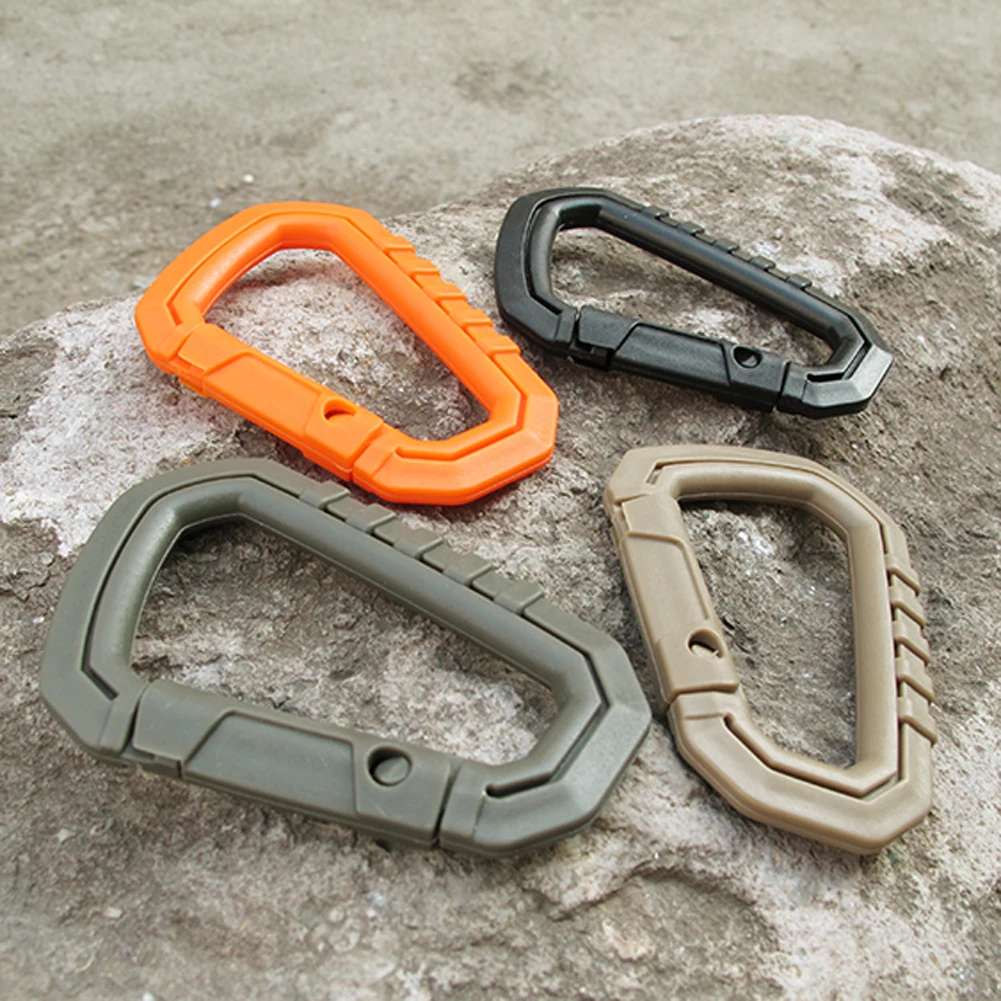 

Aluminum Snap Carabiner D-Ring Key Chain Clip Keychain Hiking Camp Hanging Buckle Mountaineering Hook Climbing Accessories