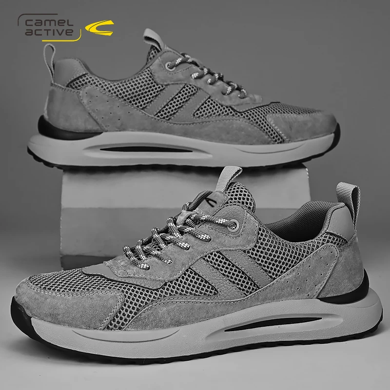 Мужские кроссовки без шнуровки Camel Active дышащая сетчатая повседневная обувь из