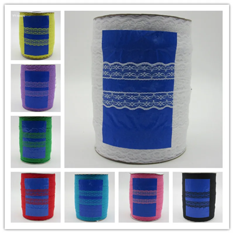 Оптовая продажа, 400 ярдов, Ширина 23 мм, кружевная лента, декоративная кружевная отделка «сделай сам», ткань для декора свадьбы, дня рождения, аксессуары для рукоделия, одежды