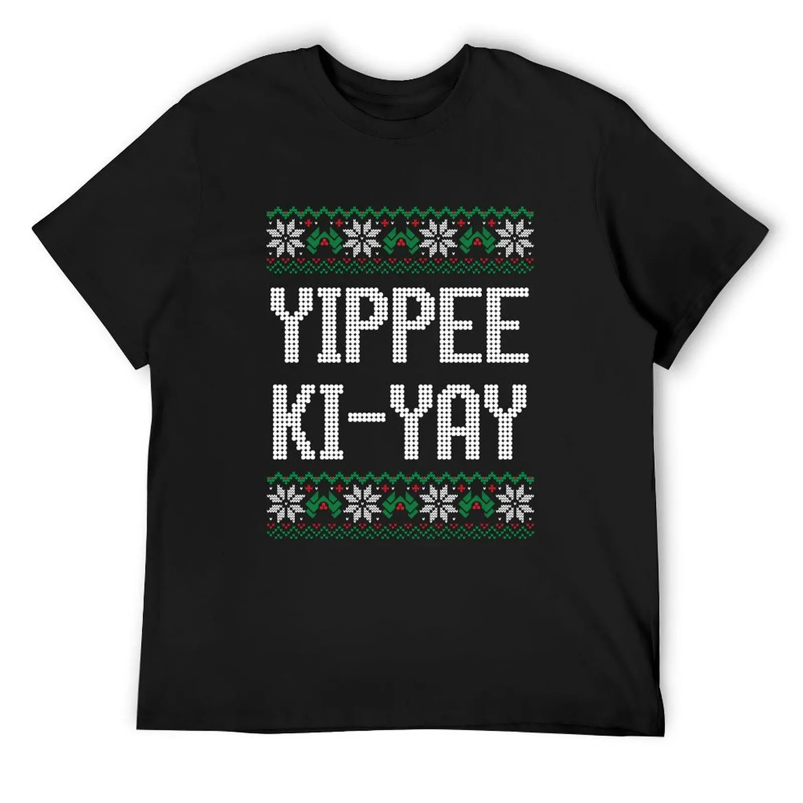 Yippee Ki-Yay футболка для мальчиков с животным принтом корейская мода аниме футболки