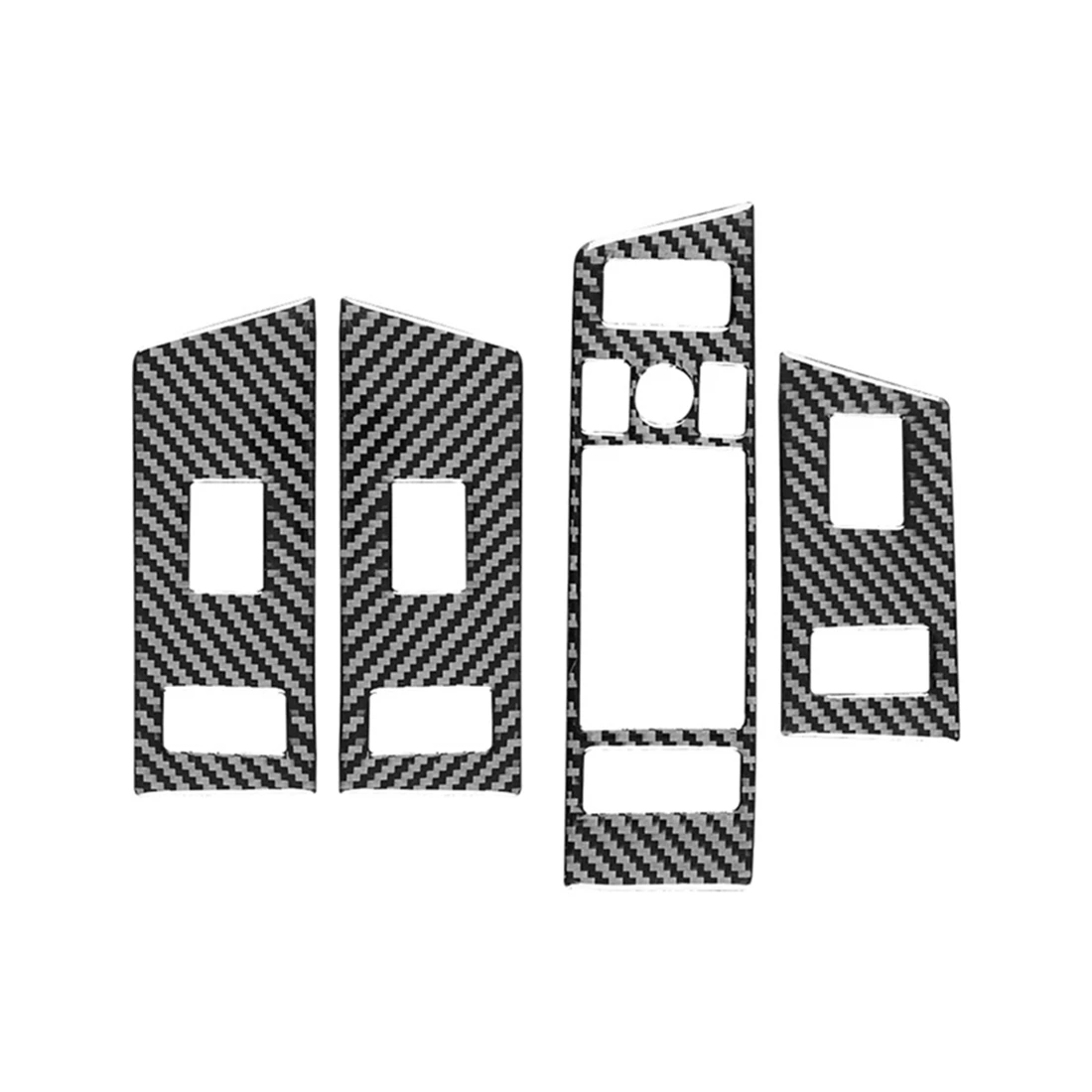 

Carbon Fiber Window Lift Button Cover Trim Frame Sticker for Land Rover Range Rover Evoque 2021 Accessories