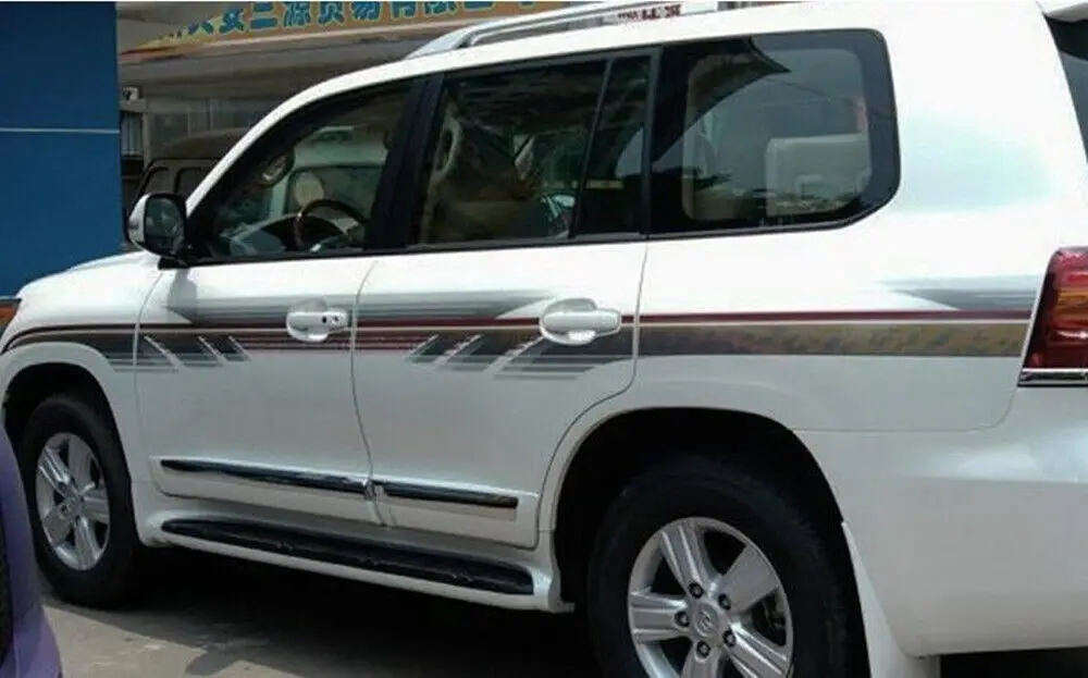 

Боковые графические наклейки для кузова автомобиля Land Crusier LC200 2008-2015 AA 625
