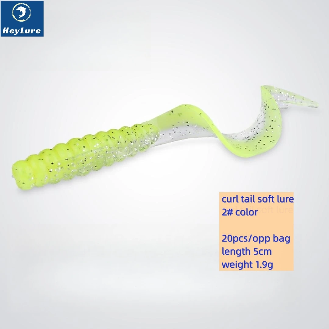 20 шт. Мягкая силиконовая рыболовная приманка 5 см 1 9 г