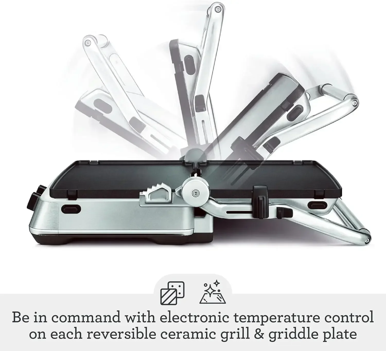 Гриль Breville Sear &amp Press BGR700BSS матовая нержавеющая сталь |