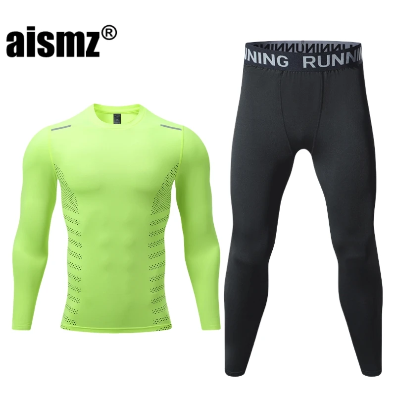 Комплект нижнего белья Aismz мужской компрессионный спортивный костюм