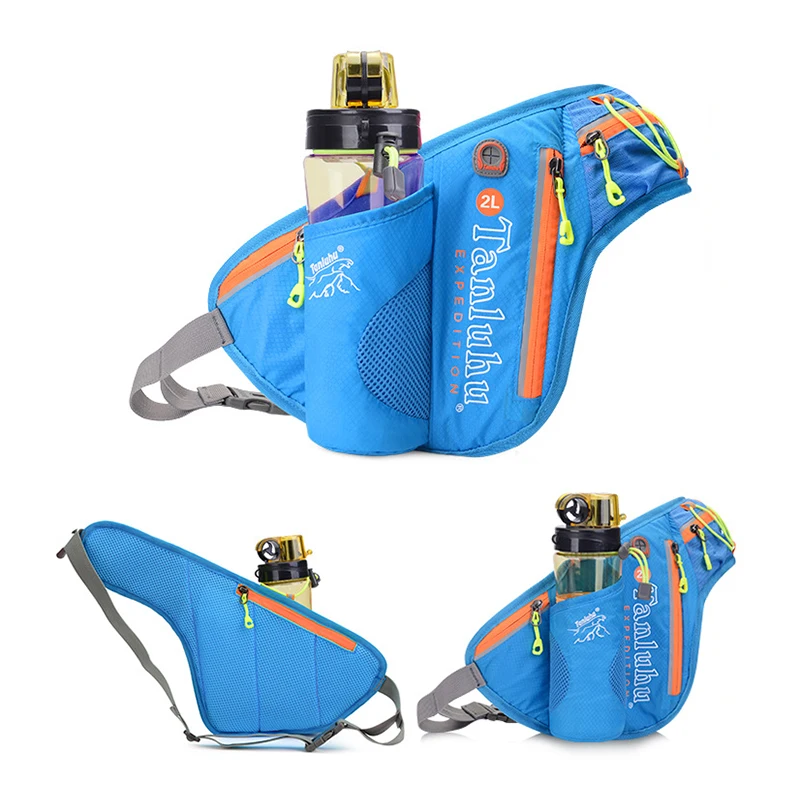 Women'S Running Bag Outdoor Fitness Gym Hip Hydration Trail Bicycle Belt Waist Fanny Pack Cross Bicycle Sports And Leisure Bag