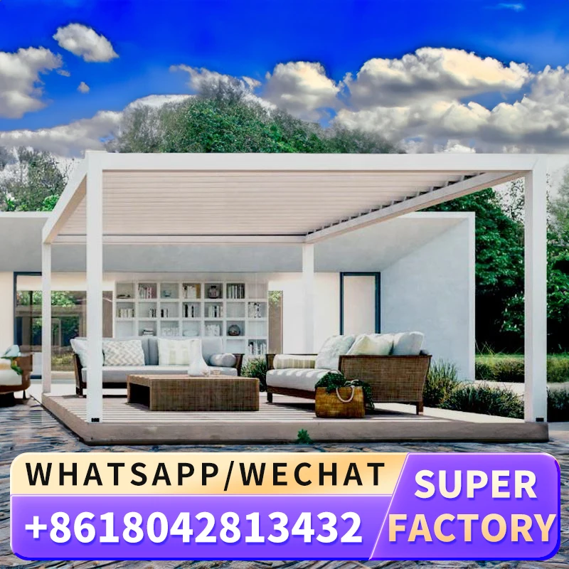 OEM завод садовая уличная Выдвижная беседка для террасы наружная