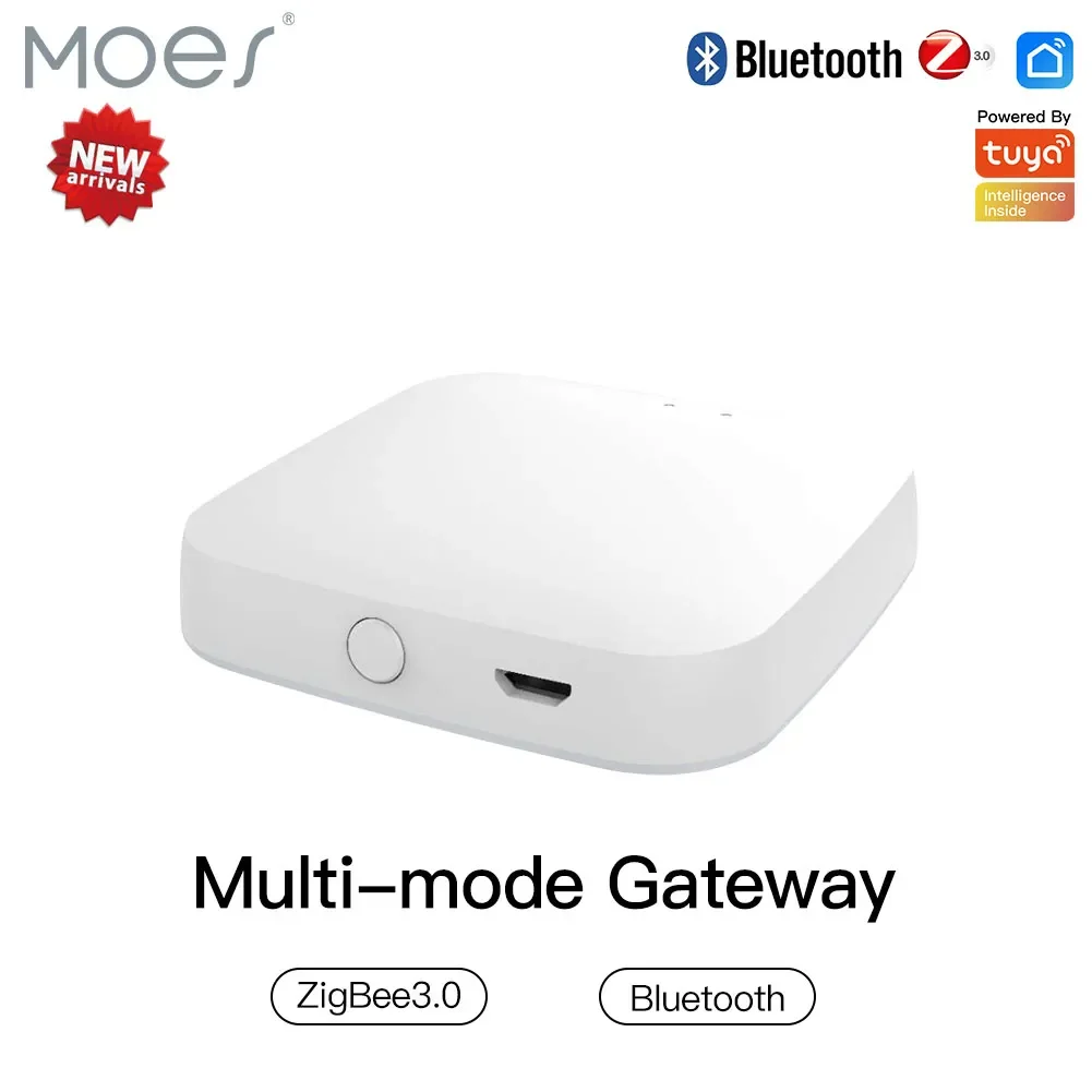 

NEW Multi-mode Smart Gateway ZigBee WiFi Bluetooth Mesh Hub Work with tuya Smart App Voice Control via Alexa Home