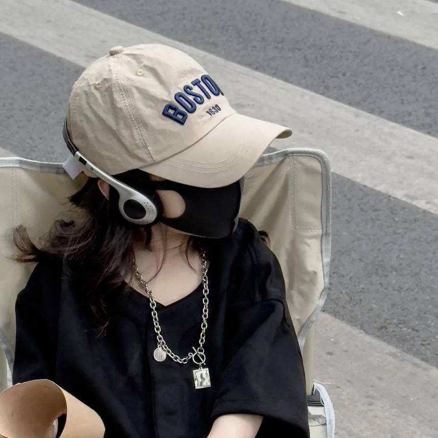 

Винтажная детская бейсболка с надписью, Корейская вышитая женская шляпа, летние детские регулируемые шляпы от солнца для улицы