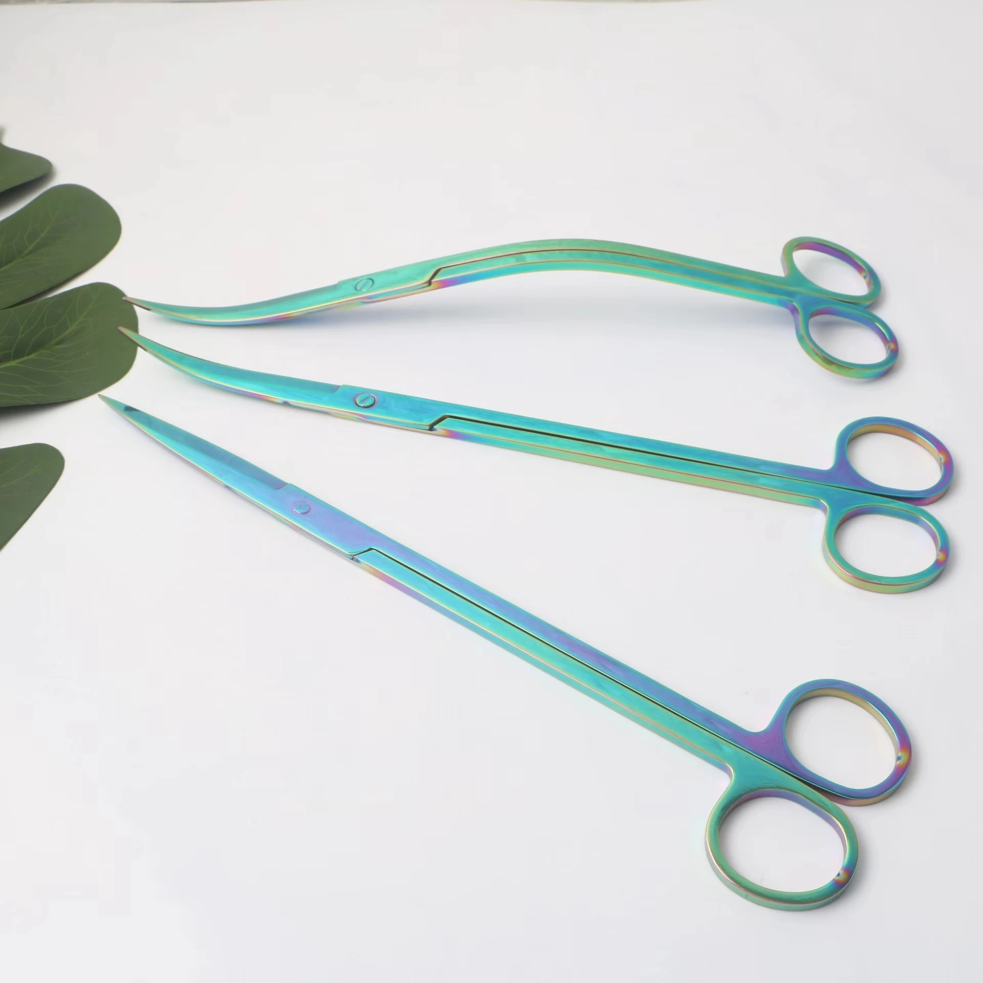 Quarium инструменты для ножниц Пинцет аквариума растений волнистые ножницы трава