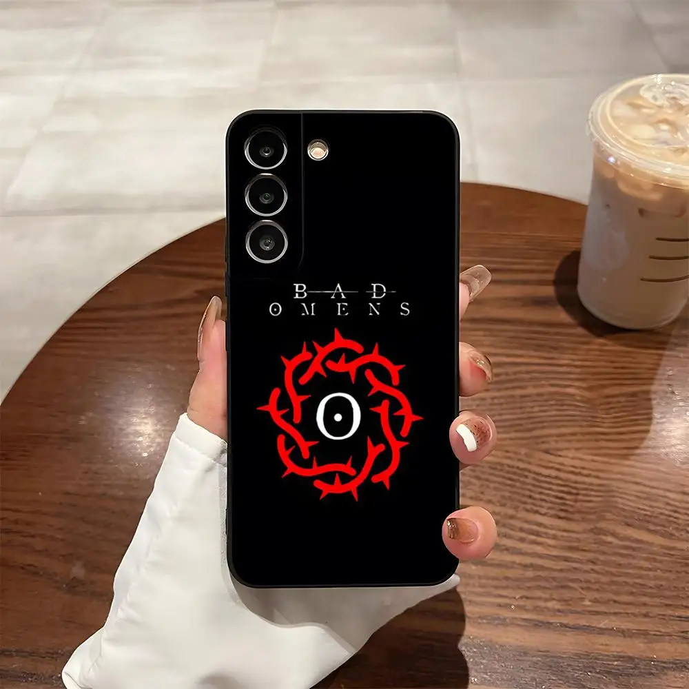 Чехол для телефона Music Bad Omens S25 Ultra Samsung S24 Fe S23 S22 S20 S21 Plus A54 A34 A24 A53 A13 A16 Cover