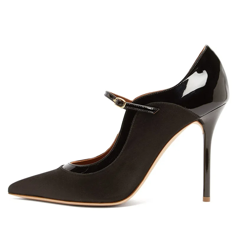 Красные женские туфли из лакированной кожи женская обувь на шпильке с острым