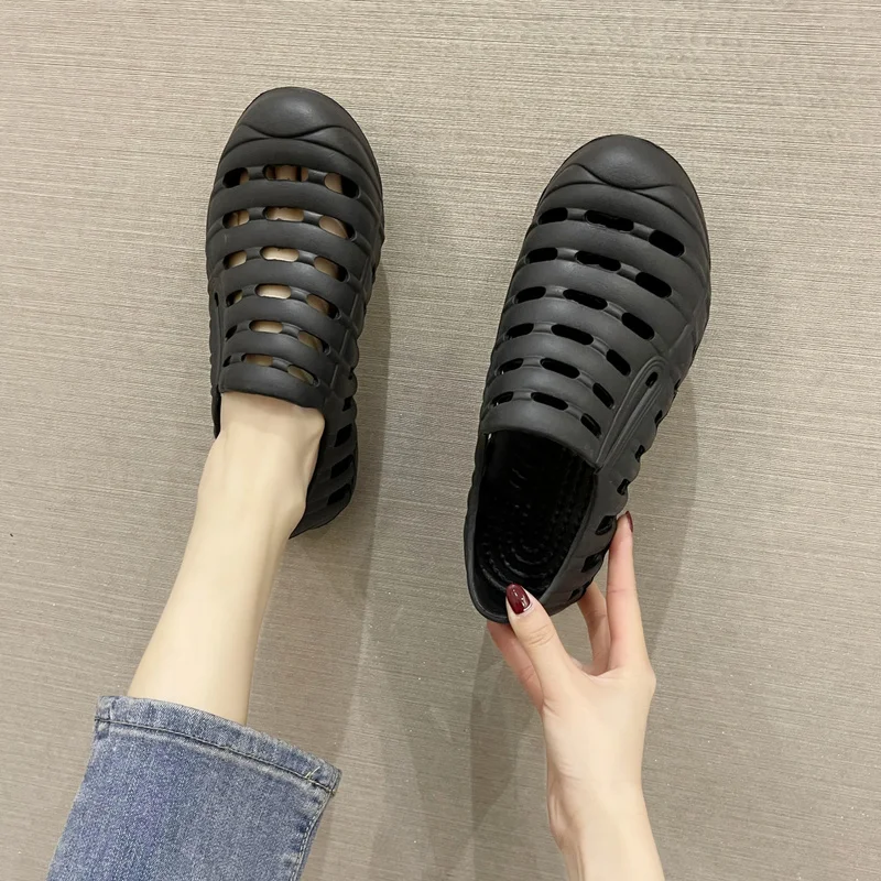 

Women's Slippers Shoes Summer New Fashion Square Head Flat Non-slip Comfortable Lightweight Casual Shoes Fashion Shoes Sandals
