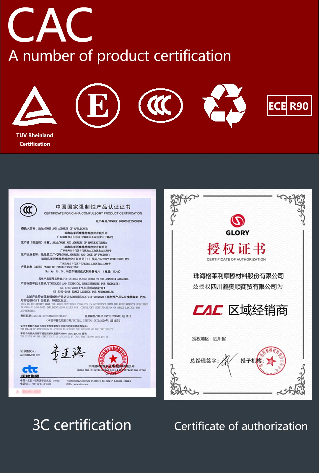 Автомобильные аксессуары: cvc для автомобильных тормозных колодок серии Honda