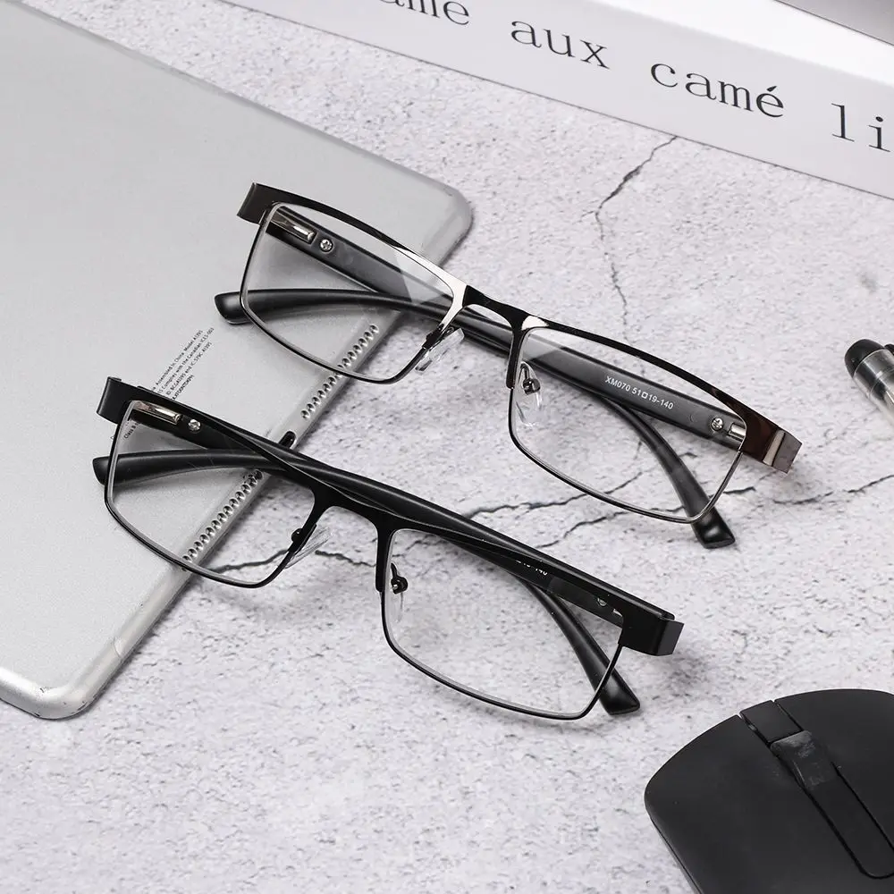 

Titanium Alloy Flexible Portable Ultra Light Resin +1.00~+4.0 Diopter Business Reading Glasses Vision Care Eyeglasses