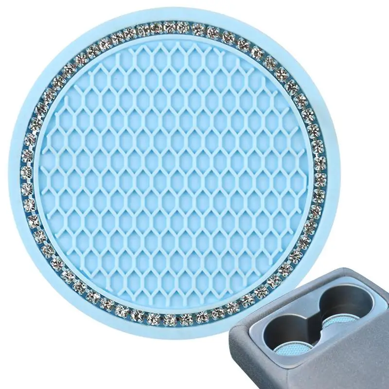 

Honeycomb Car Coaster Water Cup Bottle Holder Anti-slip Pad Mat Waterproof For Interior Decoration Car Styling Accessories