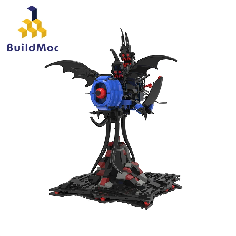 

BuildMoc The Cosmic Horror Zombie One-Eyed Monster Building Blocks Set Wing Creature Bricks Toys For Children Kid Birthday Gifts