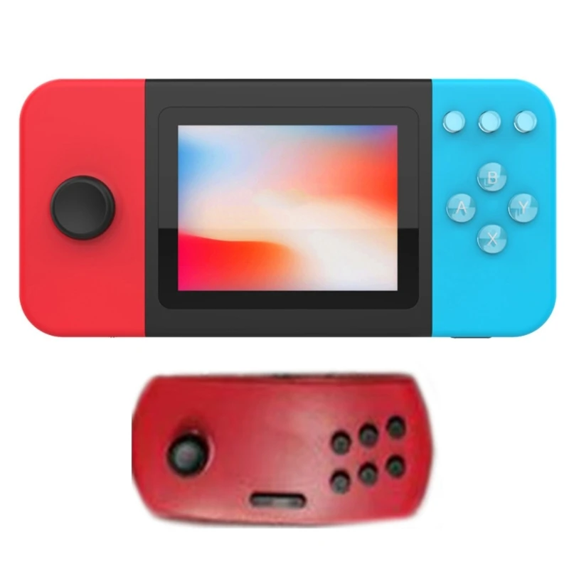 

1/2 Player Handheld Game Console with 500 Classical Games Mini Retro Game Player Support for Connecting TV Gift Durbale