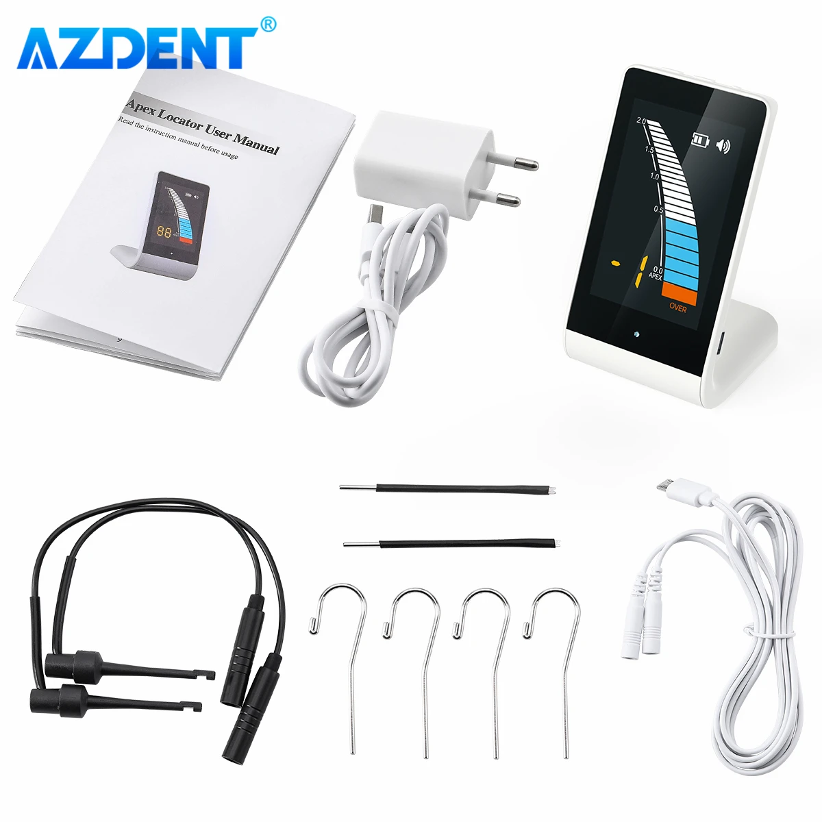 Локатор вершины корневых каналов зубов AZDENT Endo Apex Location умные портативные